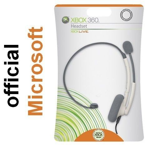 brand new official xbox 360 live headset by microsoft time