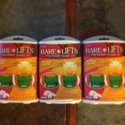 Instant Bare Breast Lifts Invisible Tape Fits A B C D Cup 10 Per Pack 