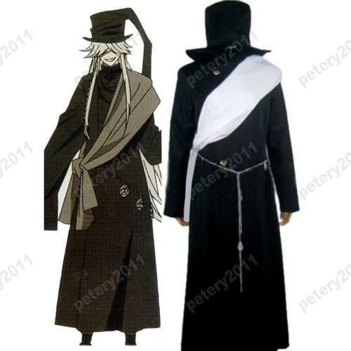   Kuroshitsuji / Black Butler Undertaker Cosplay Costume all size