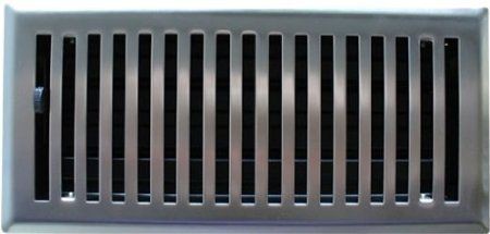   10 Contemporary Floor Register / Vent Cover (Choose from Six Colors