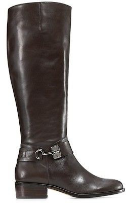 via spiga brown leather riding boot kali