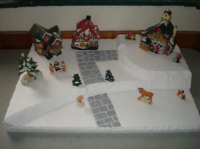 Village Display Base Platform C25 Dept 56 Lemax Dickens Snow Village