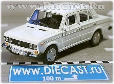 VAZ LADA 2106 Russian Soviet Sedan 136 White 