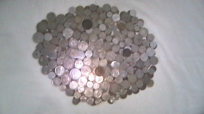 BIG LOT OF 3 + POUNDS   OLD & MODERN WORLD COINS   STARTING 1907 SEE 