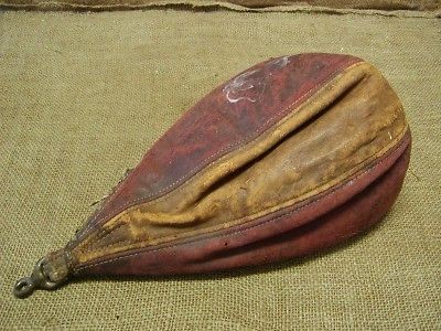 vintage leather boxing punching bag antique old rare time left