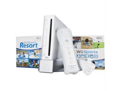 nintendo white wii console motion plus controller nun chuk wii