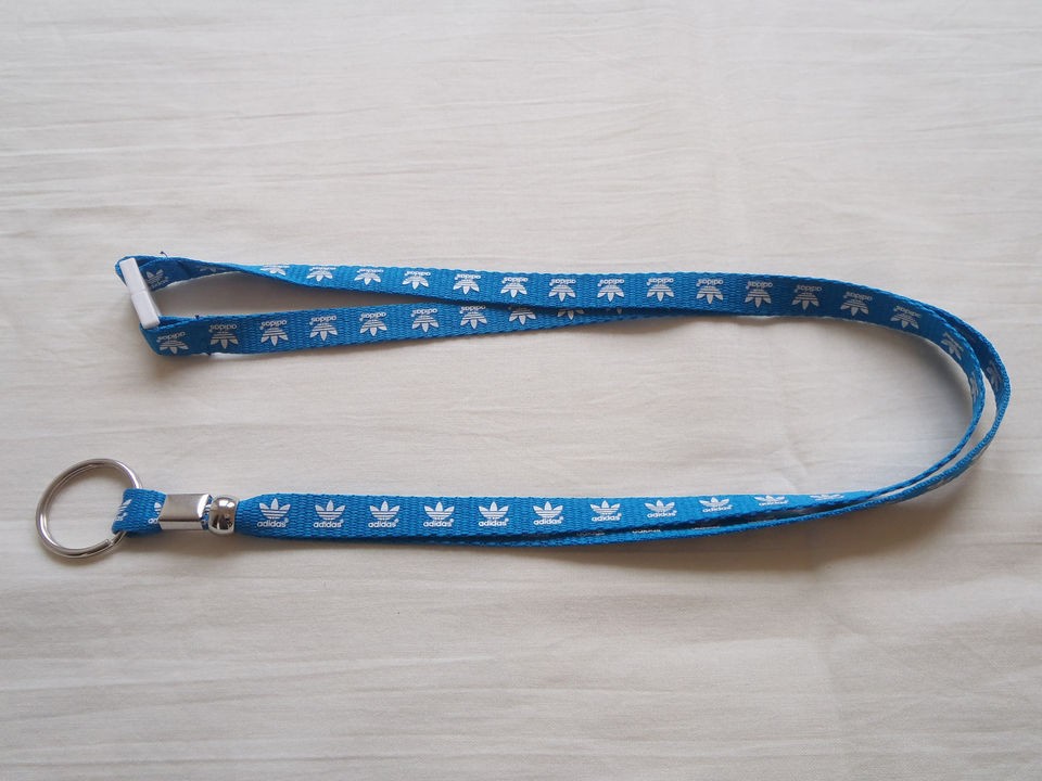 adidas originals trefoil lanyard keryring blue from greece time left