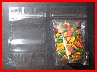   listed 50 6x9 Ziplock / Stand Up Pouches Bags (CSUP C) Clear Clear