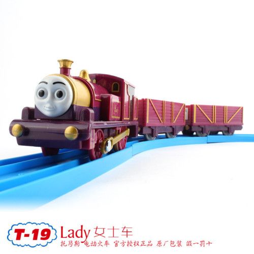 TOMY THOMAS TRACKMASTER T 19 LADY TRAIN W TRUCKS