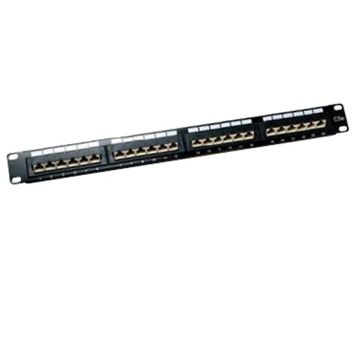 Eclipse 7p 24TK11CEC BK 24 Port Cat 5e UTP Patch Panel