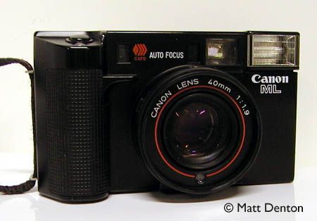 Canon AF35 ml 35mm Skylite Auto Focus Super Sure Shot Film Camera 