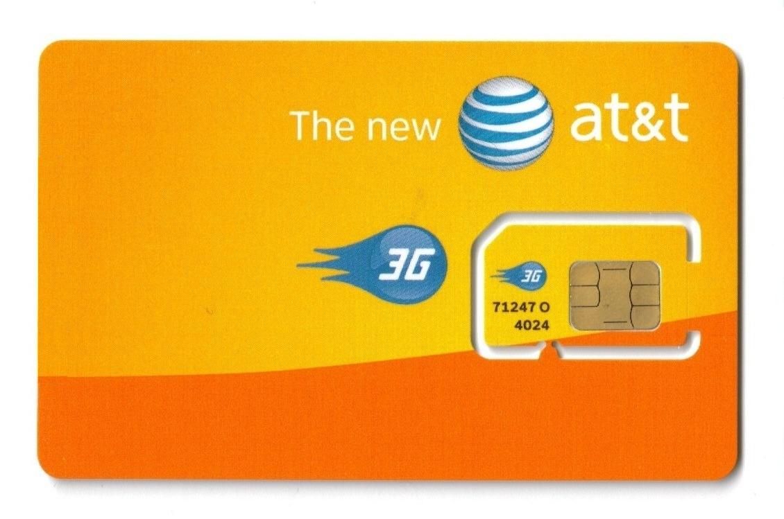 New at T ATT Orange Sim Card 3G Pack of 10 Sim Cards