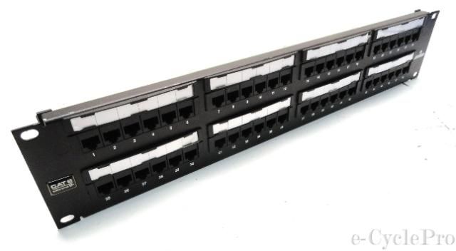 Leviton 69586 U48 Extreme 6 48 Port 2 RU Cat 6 Universal Patch Panel 