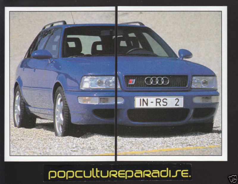 1994 AUDI AVANT RS2 PORSCHE Car 2 STICKER DECAL PAIR