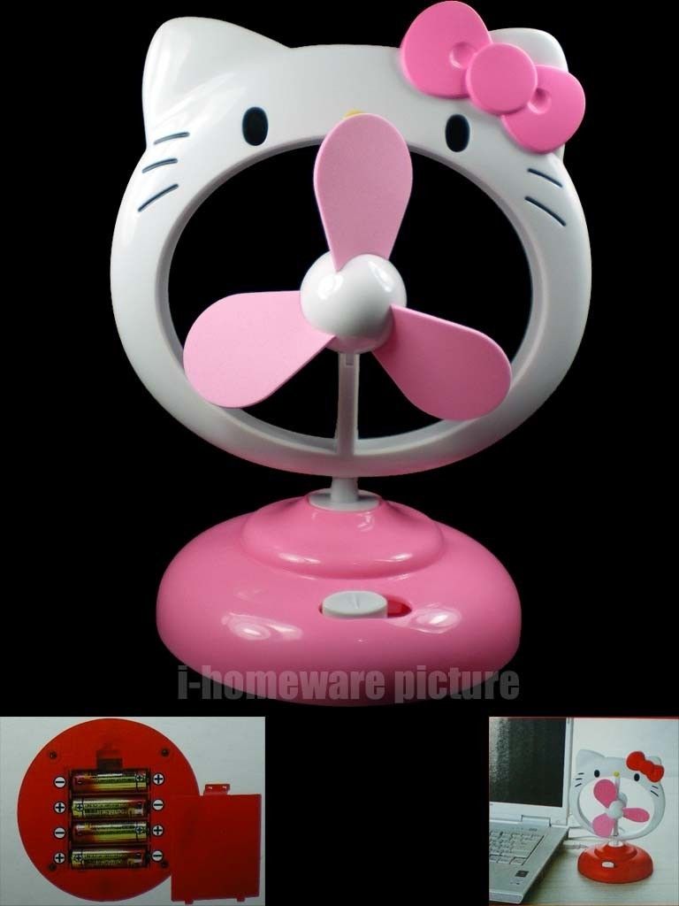   Sanrio Authentic Desktop 2 Ways USB AA Battery Cooler Fan H542