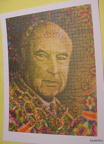    ALBERT HOFMANN BLOTTER ART 60s hoffman Swiss psychedelic abbie 70s