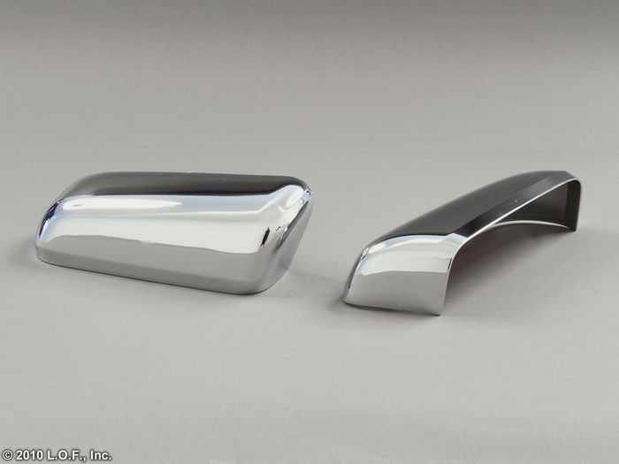 2009 2012 Ford F150 Chrome Door Mirror Cover Set Pair Both Top Half 