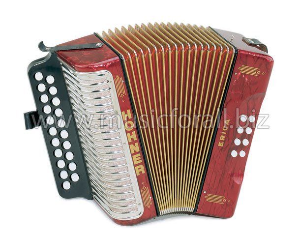   Erica CF 3000 Button Accordion Accordian Case Straps WorldShip