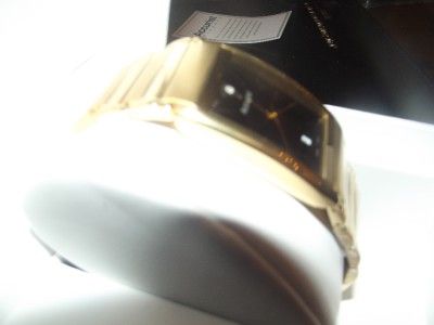 Accurist Gold Plated Diamond Detail Mens Watch Gold Plated RRP150 