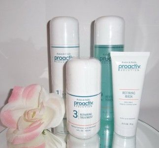 Proactiv Acne Solution Cleanser Toner Treatment Mask 4pc Set Kit 120 