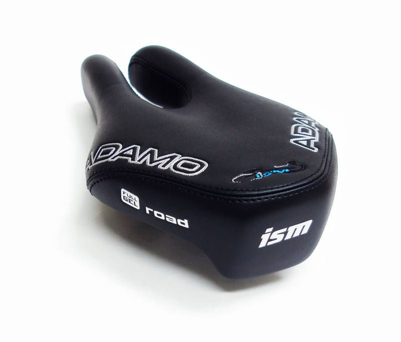 Black New ISM Adamo Road Bike Cycling Split Horn Saddle