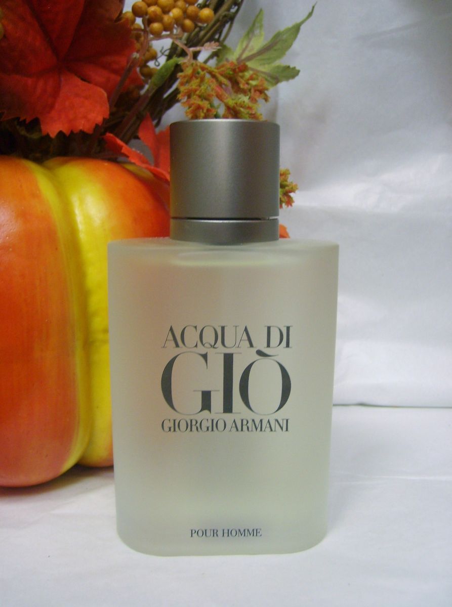 GIORGIO ARMANI ACQUA DI GIO 3.4 OZ. EDT SPRAY FOR MEN GREAT HOLIDAY 