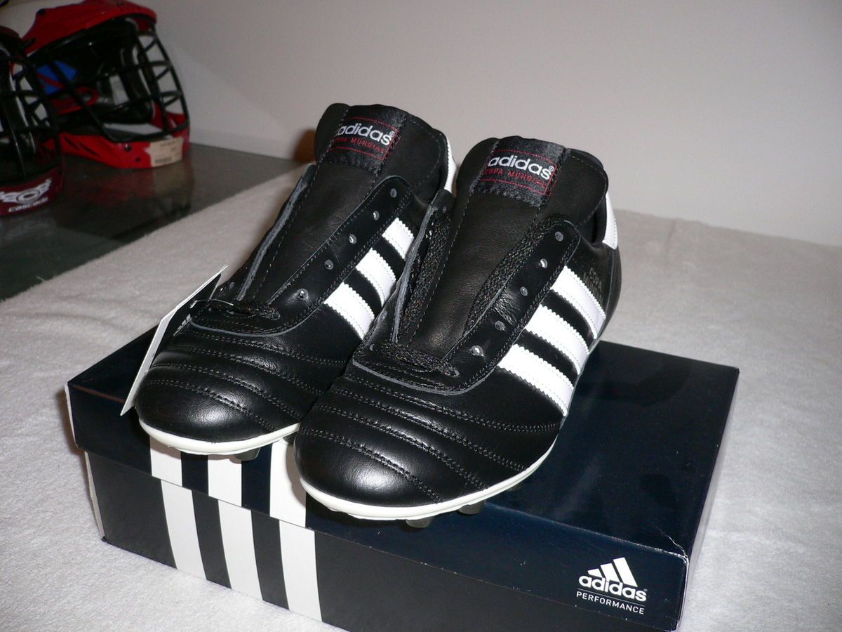 015110 Adidas Copa Mundial FG Black White MSRP $110