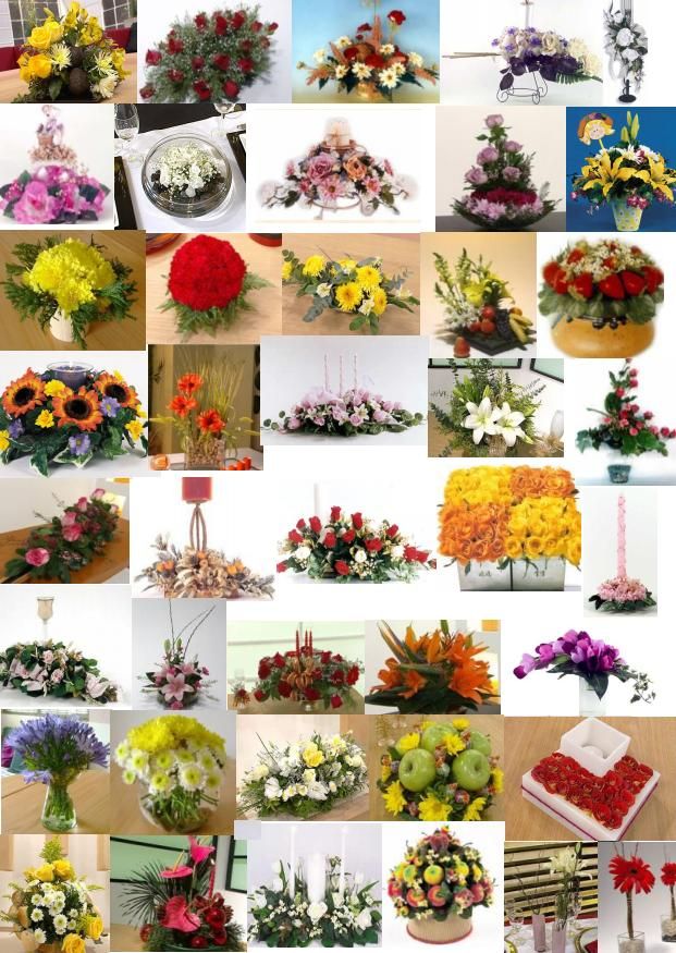 Curso de Adornos Y Arreglos Florales Y Centros de Mesa