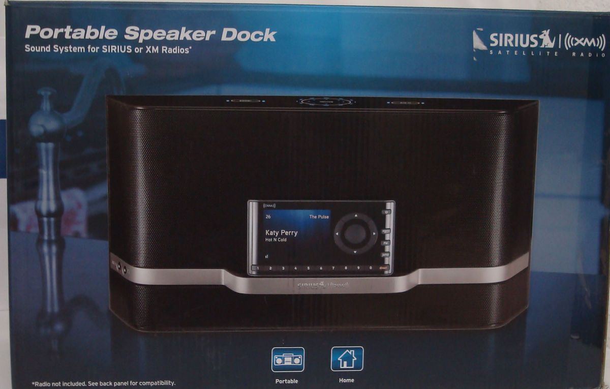 Sirius XM Satellite Radio Portable Speaker Dock SXABB1 Dock Power Only 