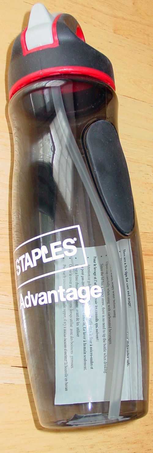   Sport Bottle 24 oz 750 ml Staples Advantage Plastic BPA Free
