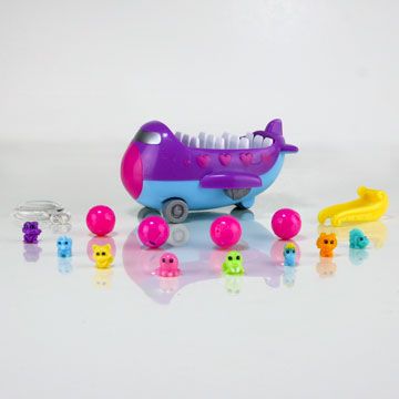 Squinkies Squinkies Zinkies Airplane ♥with 12 Squinkies♥nip♥just 