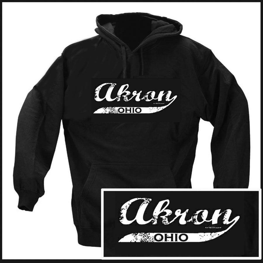 Akron Ohio Oh Goodyear Blimp Aeros Cool Hometown Hoodie