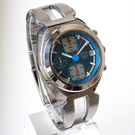   ALBA ( SEIKO ) Chronograph V657   6030 QUARTZ VINTAGE 70s Retro Watch