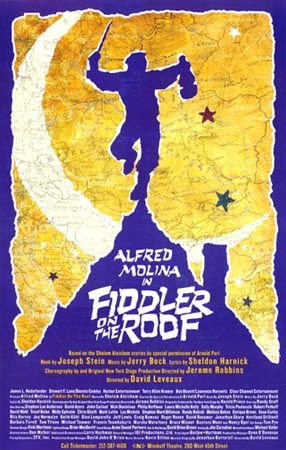 Broadway Poster Fiddler on The Roof Alfred Molina
