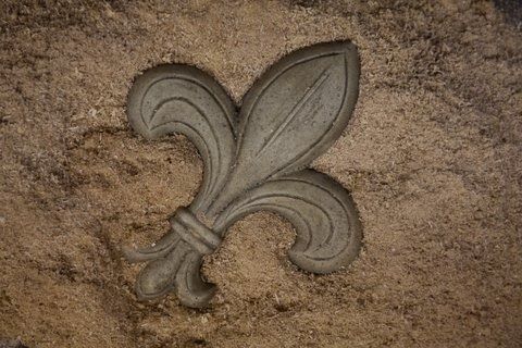 Fleur De Lis Wall Plaque   From Bob and Ian Somerhalder of Built Of 