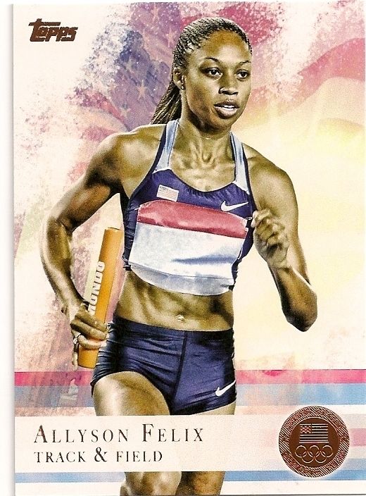   Olympic Team Bronze Medal Parallel 66 Allyson Felix Track Field