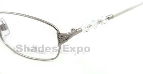 New Swarovski Eyeglasses SW 5008 Alix White 016 Auth