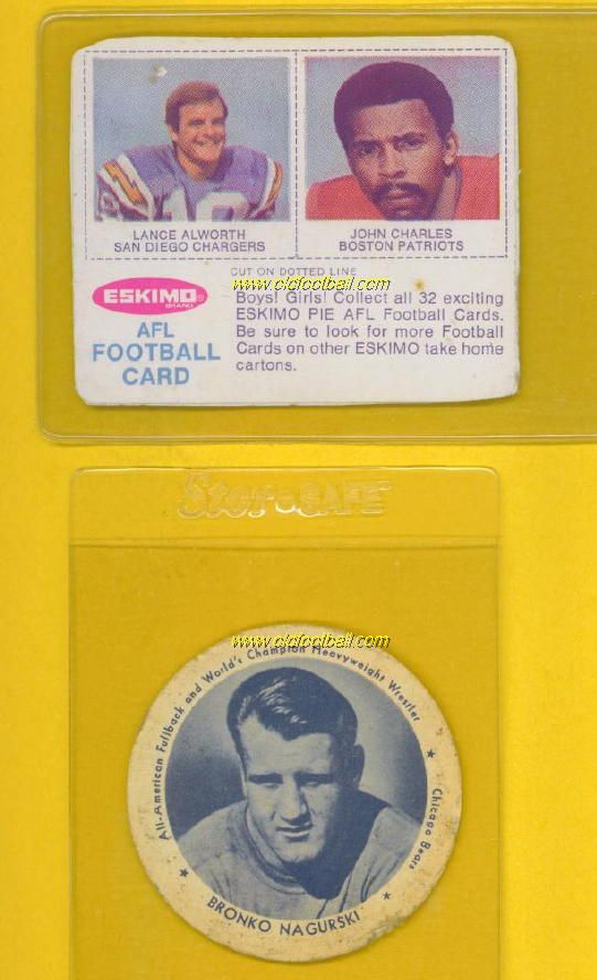 1969 Eskimo Pie Lance Alworth John Charles