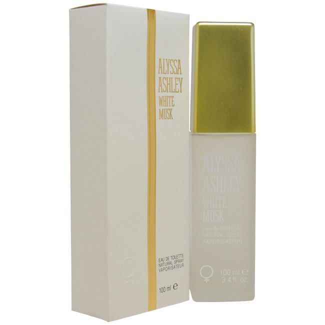 Alyssa Ashley White Musk by Alyssa Ashley for Women 3 4 oz EDT Spray 