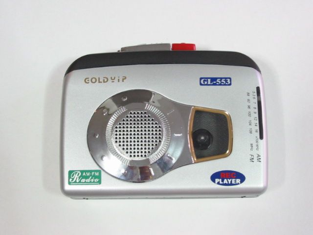 Portable Cassette Player Voice Recorder Am FM Radio 553