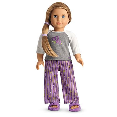 New in Box American Girl Doll of The Year McKennas Pajamas Limited 