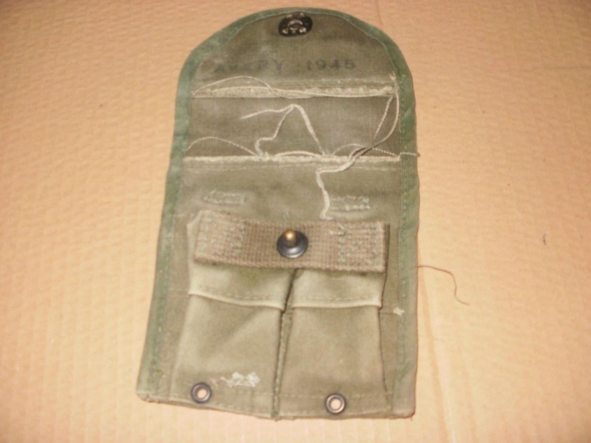    pockets M1 carbine ammo cal 30 Butt Magazine Pouch WWII ammunition