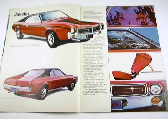 1969 69 AMC Brochure Rambler Ambassador AMX Javalin