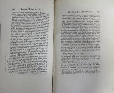 Imaginary Conversations Walter Savage Landor Numbered Vols II VI 1891 