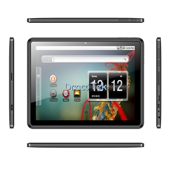   capacitive touchscreen Android 2.3 Tablet RK2918 1.2GHz Bluetooth HDMI