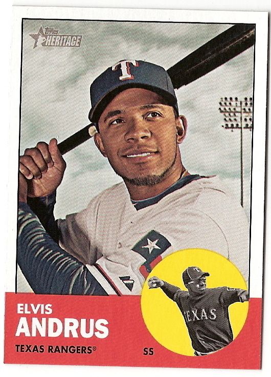 2012 Topps Heritage 328 Elvis Andrus