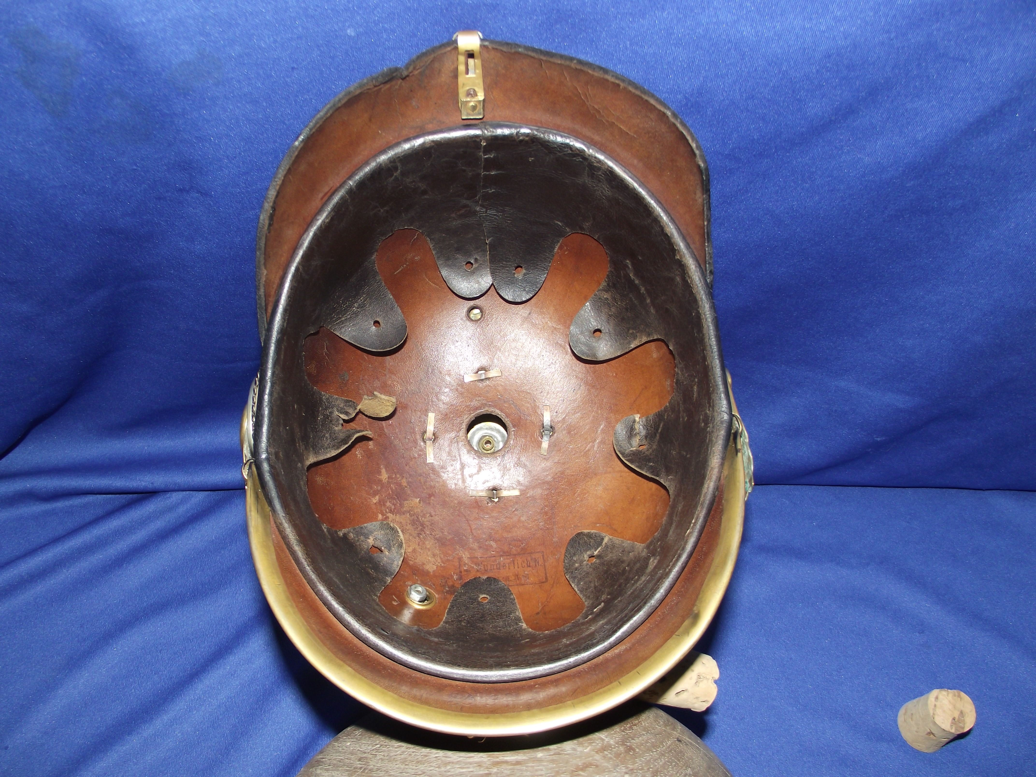 Genuine Pickelhaube Infanterie Regiment Anhalt Helmet