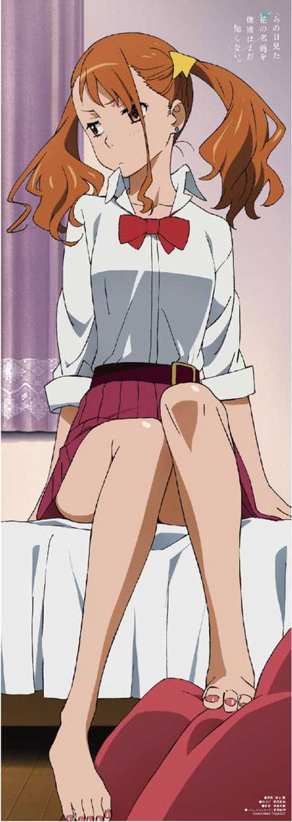 AnoHana *Anjou Naruko* Stick Poster Media Factory Japan ~Ano hi Mita 