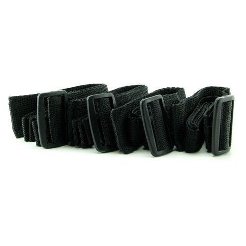 Adjustable TETHERS 4 PC Nylon Wrist Ankle Cuffs Restraint Set