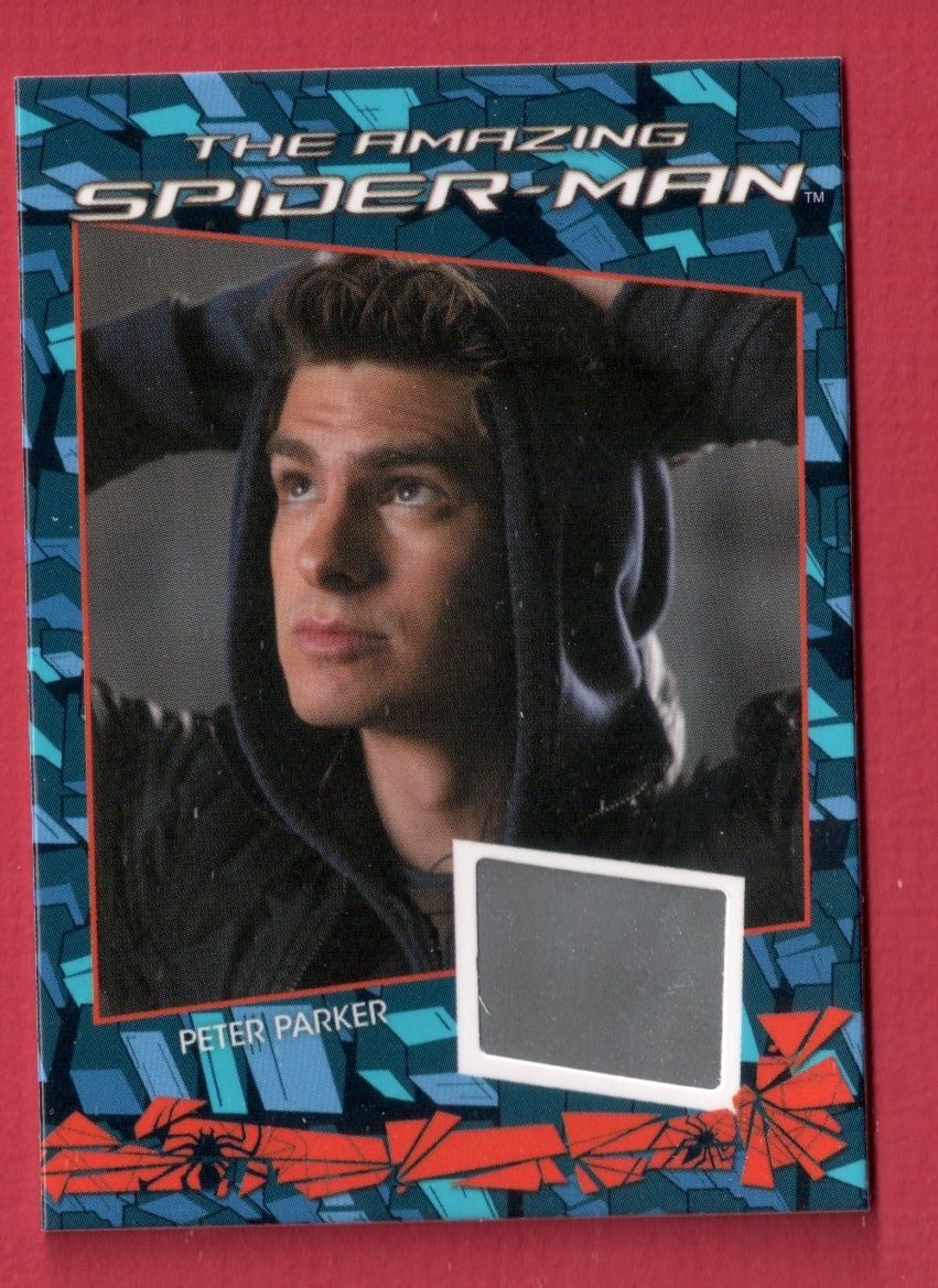   SPIDER MAN MOVIE COSTUME CARD CC7 PETER PARKER ANDREW GARFIELD HOODIE